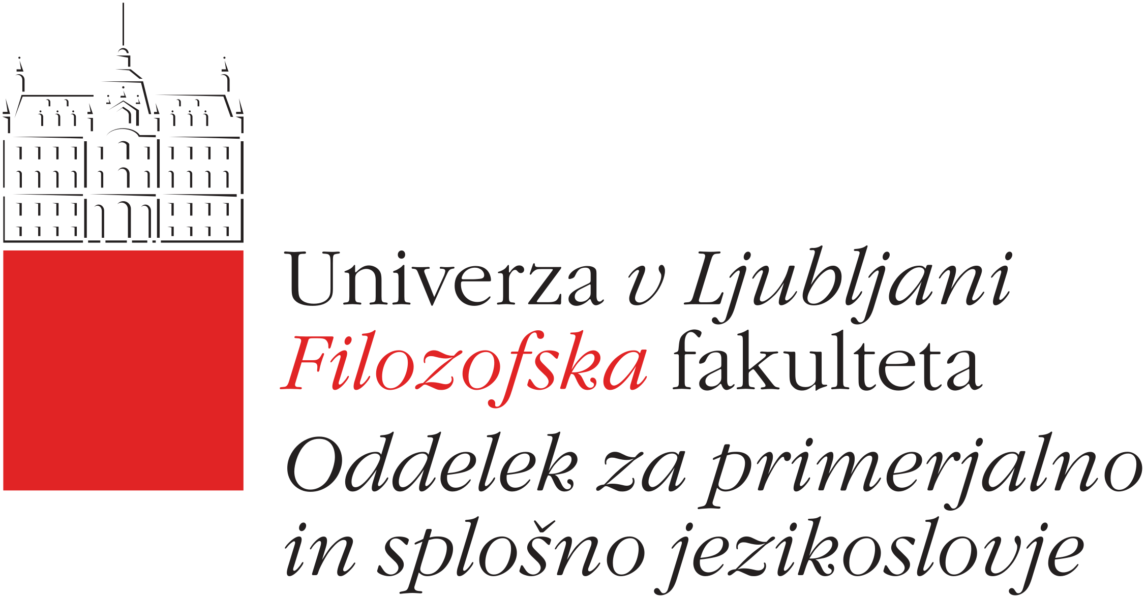 Oddelek za primerjalno in splošno jezikoslovje, Filozofska fakulteta, Univerza v Ljubljani